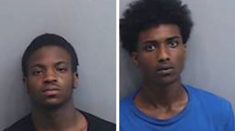 Dionyous Hayes (left) and Tyriq Hawkins