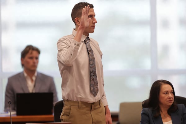 Brian Kohberger, charged in the murders of four University of Idaho students, appears at the Ada County Courthouse, Wednesday, July 2, 2025, in Boise, Idaho. (AP Photo/Kyle Green, Pool)