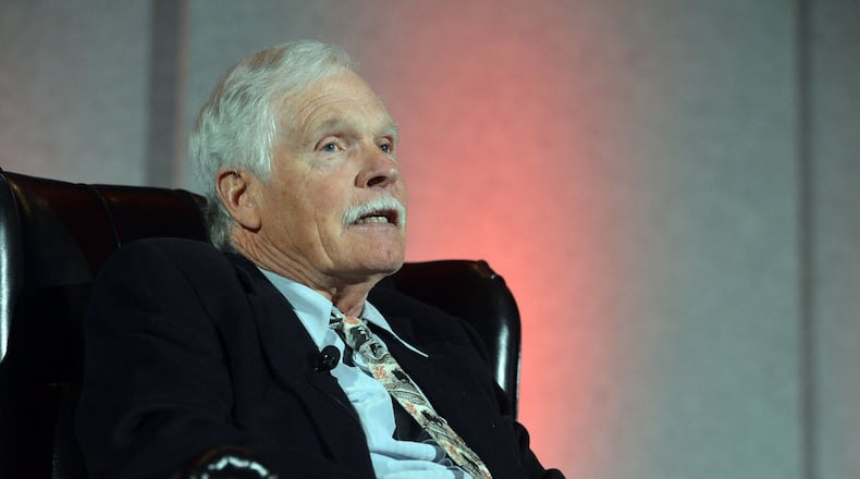 Ted Turner, the namesake of Turner Field also known as The Ted, was invited to the Braves’ final game at the stadium but declined to attend. KENT D. JOHNSON / KDJOHNSON@AJC.COM 2014 PHOTO