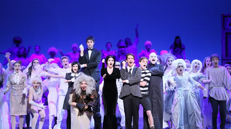 The Johns Creek High School’s 2016 production of “The Addams Family” was among the competitors in last year’s Shuler Awards. This year’s finals in the Shuler competition (aka the Georgia High School Musical Theatre Awards) will take place Thursday at the Cobb Energy Centre. CONTRIBUTED BY SHULER AWARDS