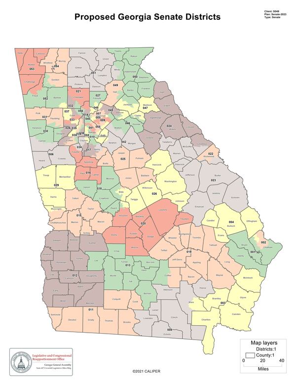 The state Senate proposed new districts after a judge tossed out the previous map.