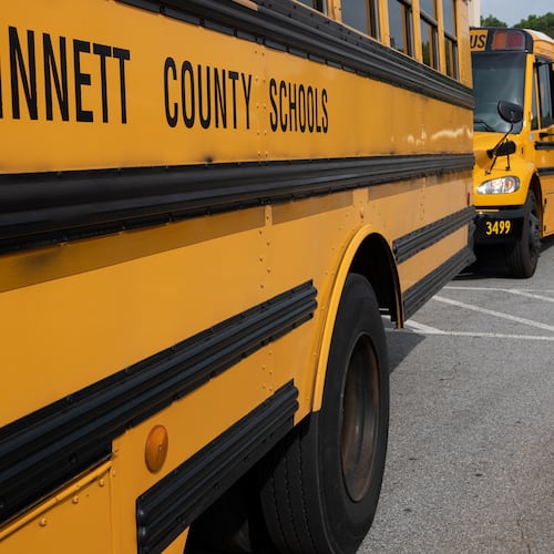 The Alma Advisory Group delivered a presentation to Gwinnett’s school board members with findings from parents, educators, students, business owners and residents about what they want to see from a future superintendent. (Ben@BenGray.com for the Atlanta Journal-Constitution