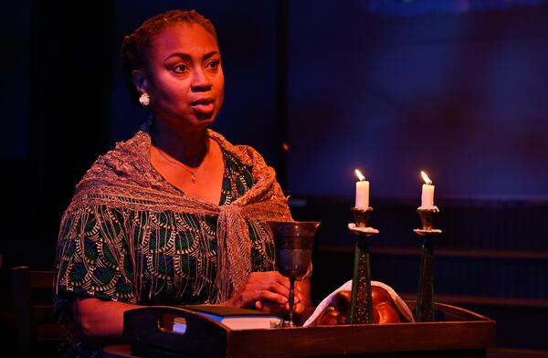 Olivia Dawson appears as the matriarch of an Atlanta family in “Square Blues” at Horizon Theatre.