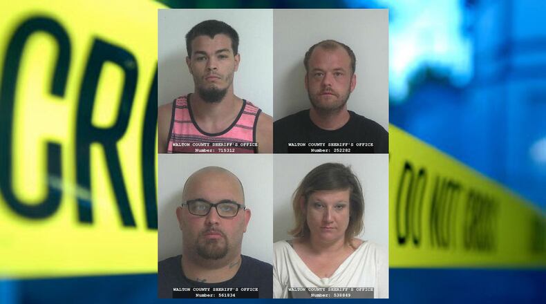 Clockwise from top left: Tracey Ricky Daniel, Thomas Justin Fields, Jonathan David Welborn and Lisa Lindsey.