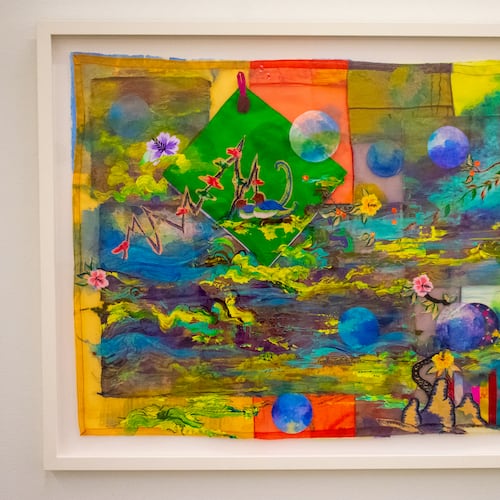 "Styx (Ten Moon)" by Jiha Moon is included in the artist's solo exhibition "Ten Moon" at Atlanta Contemporary. A longtime Atlantan, Moon now lives in Tallahassee, Florida, where she teaches art at Florida State University. (Courtesy of Kevin Storer)