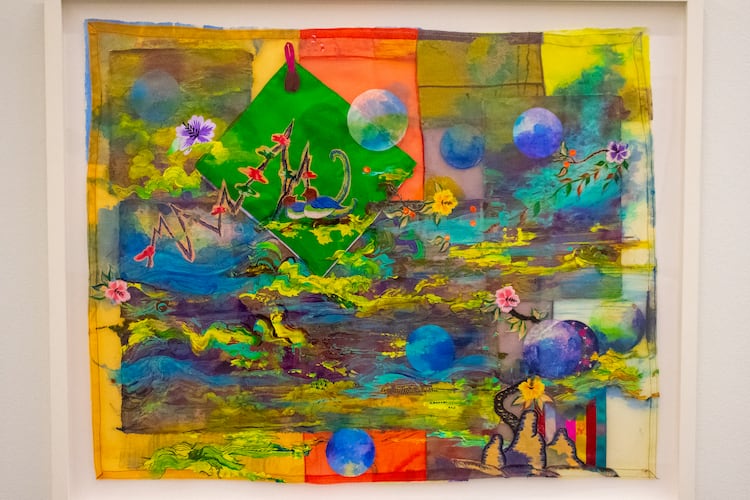 "Styx (Ten Moon)" by Jiha Moon is included in the artist's solo exhibition "Ten Moon" at Atlanta Contemporary. A longtime Atlantan, Moon now lives in Tallahassee, Florida, where she teaches art at Florida State University. (Courtesy of Kevin Storer)