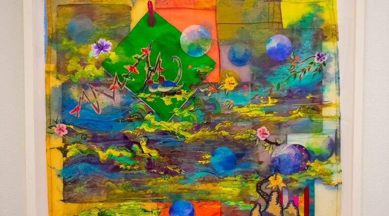 "Styx (Ten Moon)" by Jiha Moon is included in the artist's solo exhibition "Ten Moon" at Atlanta Contemporary. A longtime Atlantan, Moon now lives in Tallahassee, Florida, where she teaches art at Florida State University. (Courtesy of Kevin Storer)