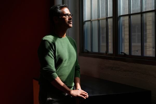 Nick Turner, president of the Vera Institute of Justice, poses for a portrait in their office, Thursday, April 17, 2025, in New York. (AP Photo/Pamela Smith)