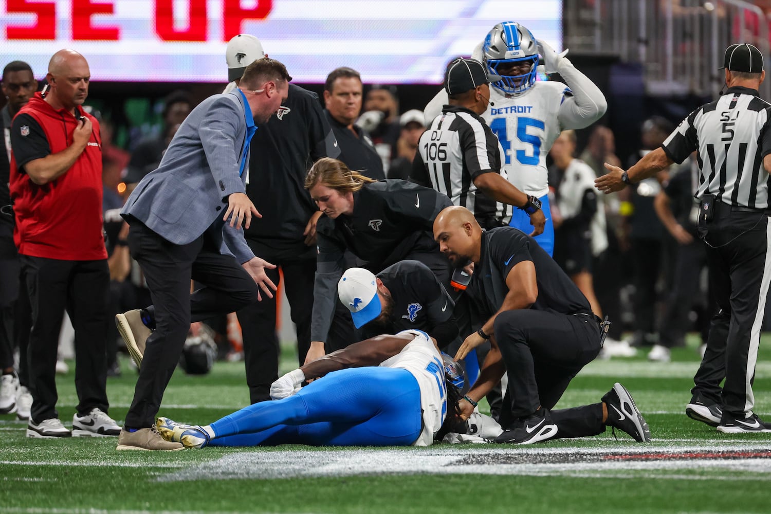 Photos from Falcons exhibition game vs. Lions 08/08/25

