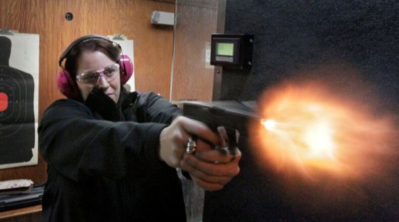 The Cumming City Council this week bought weaponry similar to this Glock pistol for both regular and backup use.