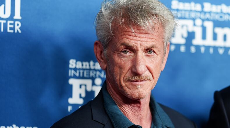 FILE - Sean Penn appears at the Hammond Cinema Vanguard Award ceremony as part of the Santa Barbara International Film Festival in Santa Barbara, Calif., on Feb. 9, 2026. (Photo by Richard Shotwell/Invision/AP, File)