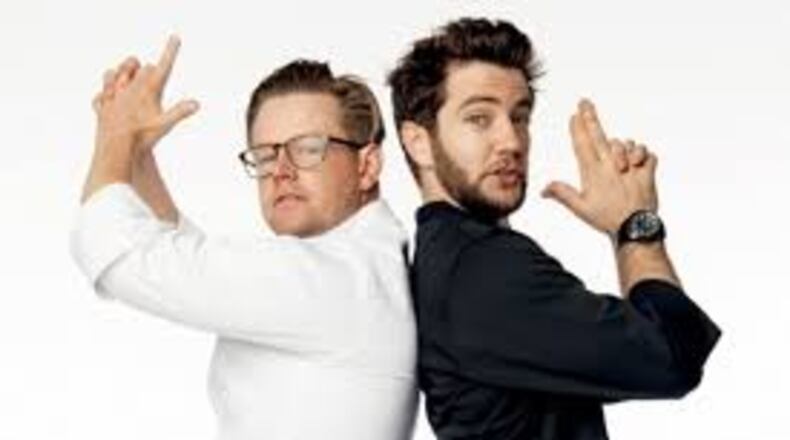 Richard Blais and Marcel Vigneron compete on "Top Chef: Duels" on Bravo Thursday. CREDIT: Bravo