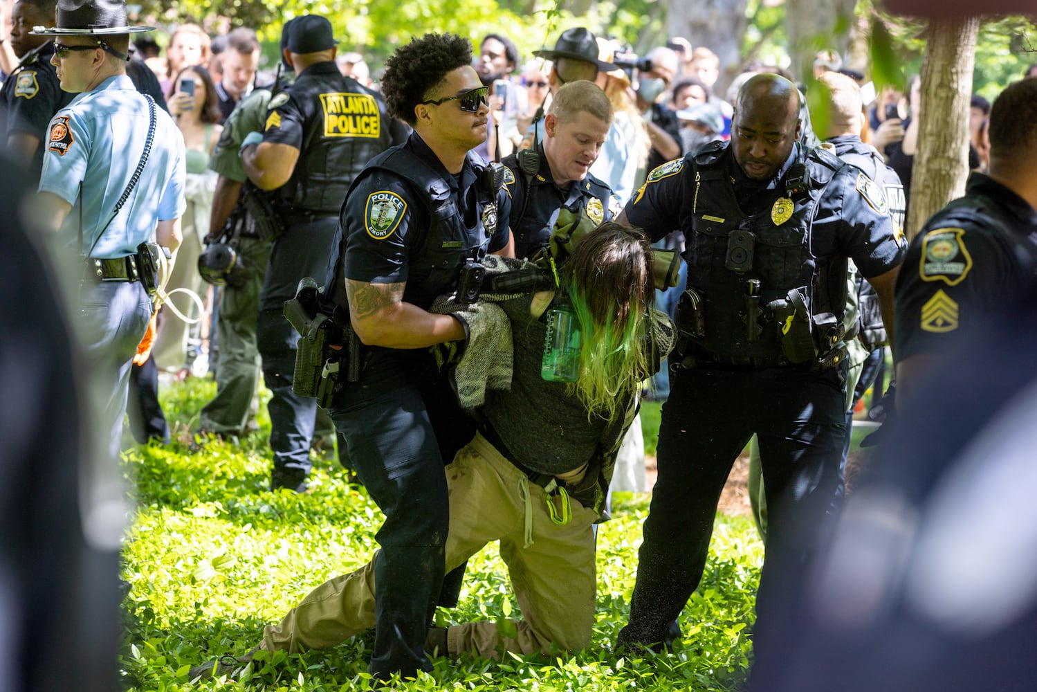 Emory University Protesters and Encampment
