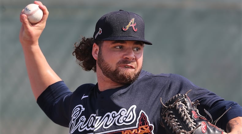 Braves right-hander Bryse Wilson.