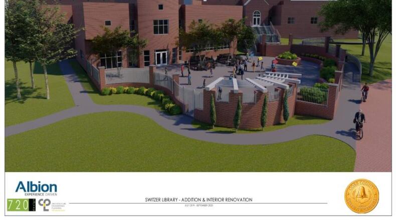 As a part of its renovation and expansion, Cobb’s main library near downtown Marietta will receive $654,751 in new furniture. (Courtesy of Cobb County)