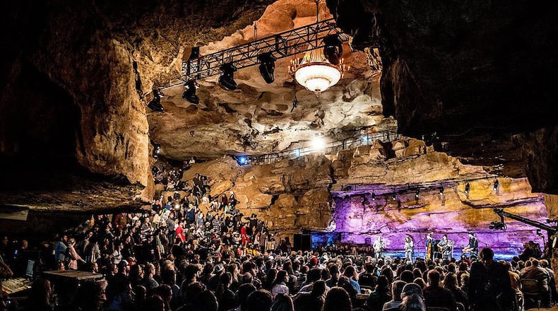 The extraordinary Volcano Room 333 feet underneath Middle Tennessee’s Cumberland Caverns is the venue for musical performances. CONTRIBUTED BY MICHAEL WEINTROB