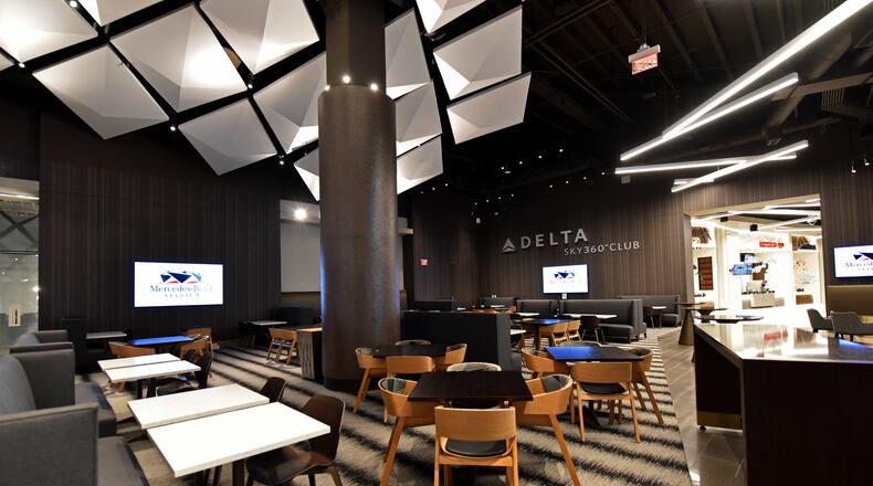 The Delta Sky360 Club at Mercedes-Benz Stadium