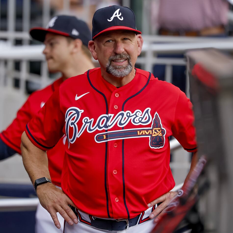 The Braves are "a group that likes to compete — I say that a lot. They enjoy it. And they hold each other accountable, to a high standard,” manager Walt Weiss said Sunday. (Erik S. Lesser/AP)