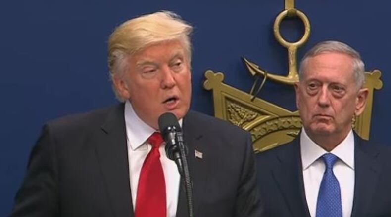 President Donald Trump signed an executive order Jan. 27, 2017 closing the U.S. border to all refugees for 120 days, and suspending entry to those from Syria indefinitely.