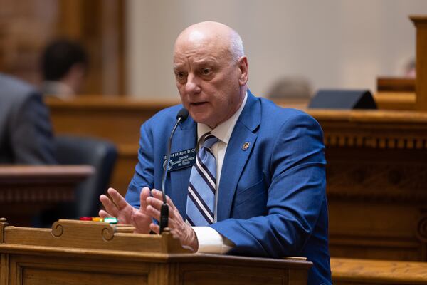 Georgia State Sen. Brandon Beach, R-Alpharetta, introduced a measure this week that would punish anyone who makes an “unauthorized disclosure of grand jury proceedings.” (Arvin Temkar/The Atlanta Journal-Constitution)