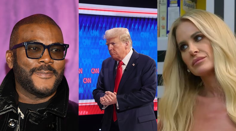 Rodney Ho's year in review includes Tyler Perry, Donald Trump's CNN debate in Atlanta with Joe Biden and Kim Zolciak's home woes. NETFLIX/AJC FILE PHOTO/MTV