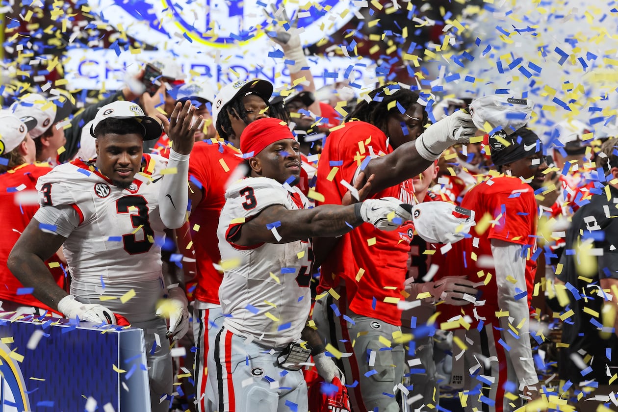 Georgia had a chance at the No. 2 seed after winning the SEC Championship, but the Bulldogs' path as the No. 3 seed has its advantages. (Jason Getz/AJC)