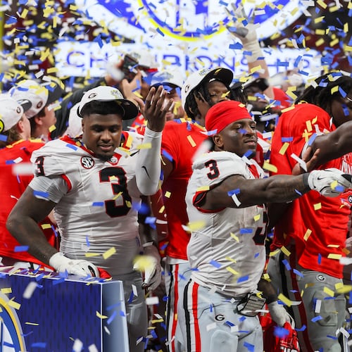 Georgia had a chance at the No. 2 seed after winning the SEC Championship, but the Bulldogs' path as the No. 3 seed has its advantages. (Jason Getz/AJC)