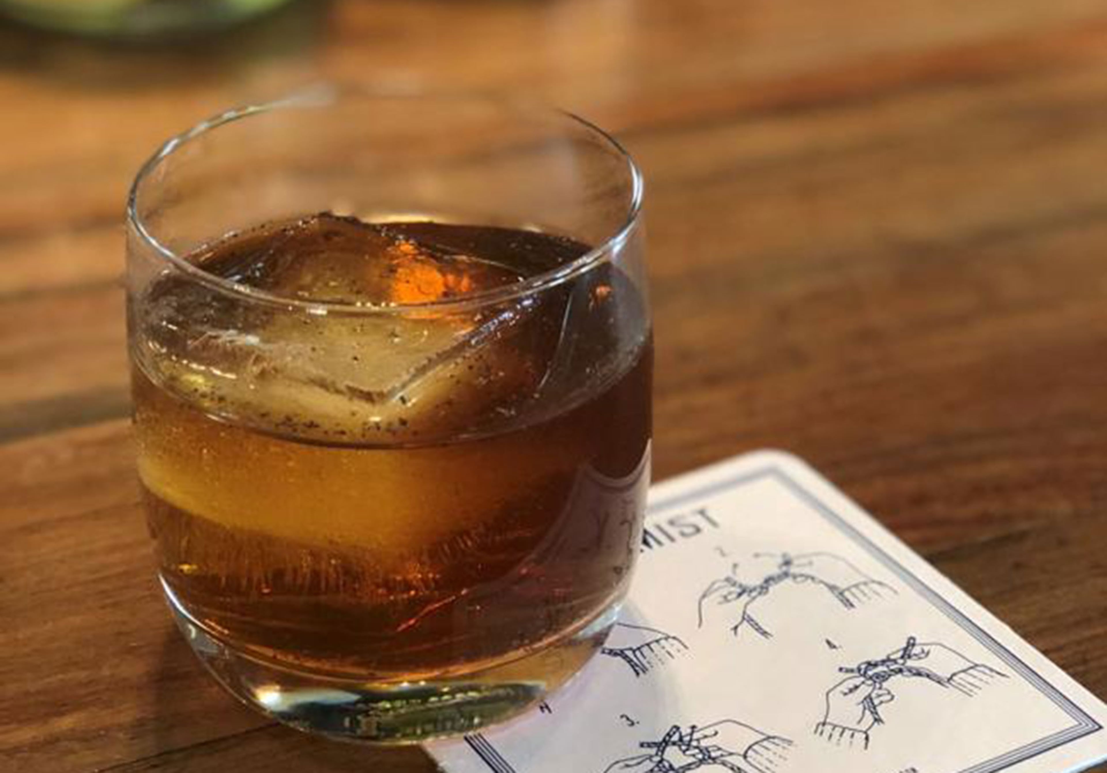 The Optimist offers a cocktail menu filled with slightly tweaked classic recipes. (Courtesy of Andrew Thomas Lee)