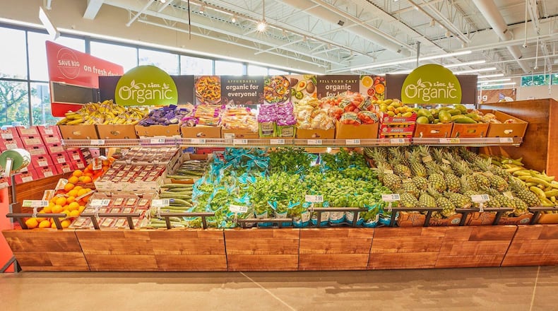 Some of the produce offerings at Lidl.