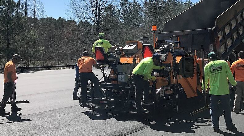 Lawrenceville will resurface approximately 3.3 miles of roadway as part of the 2022 Annual Local Maintenance Improvement Grant Resurfacing Project. (Courtesy Sunbelt Asphalt Services)