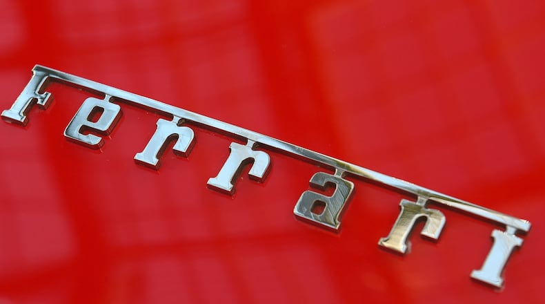 A Ferrari logo. (Photo: Antoine Antoniol/Getty Images)