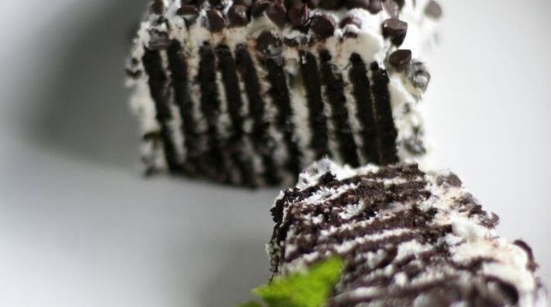 Chocolate-Mint Icebox Cake. (Regina H. Boone/Detroit Free Press/TNS)