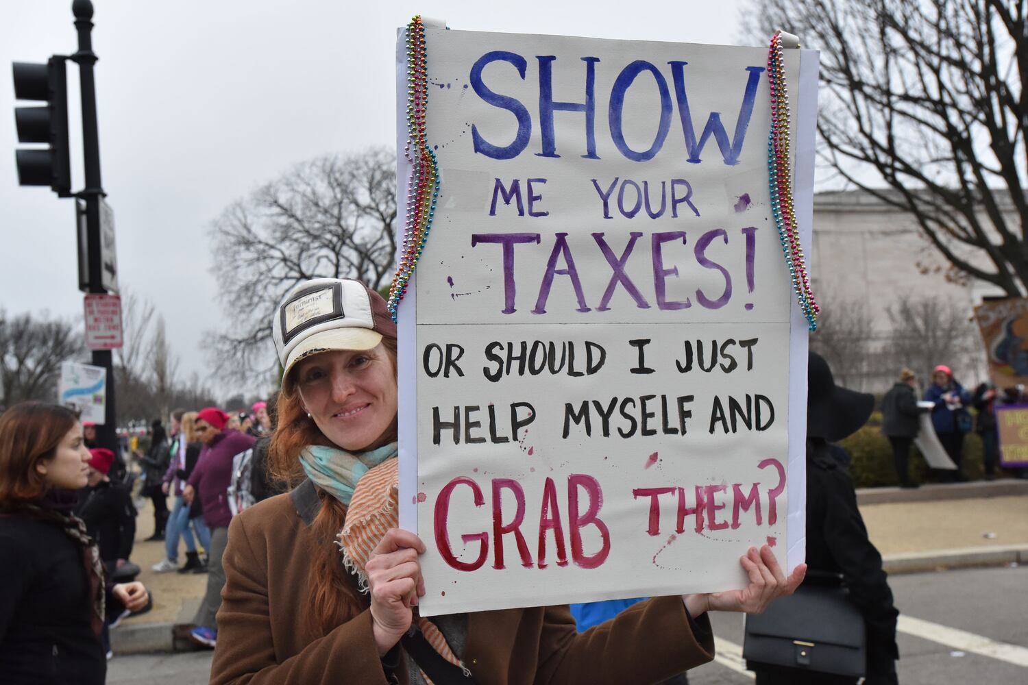 Signs of the times at Women's March in D.C.