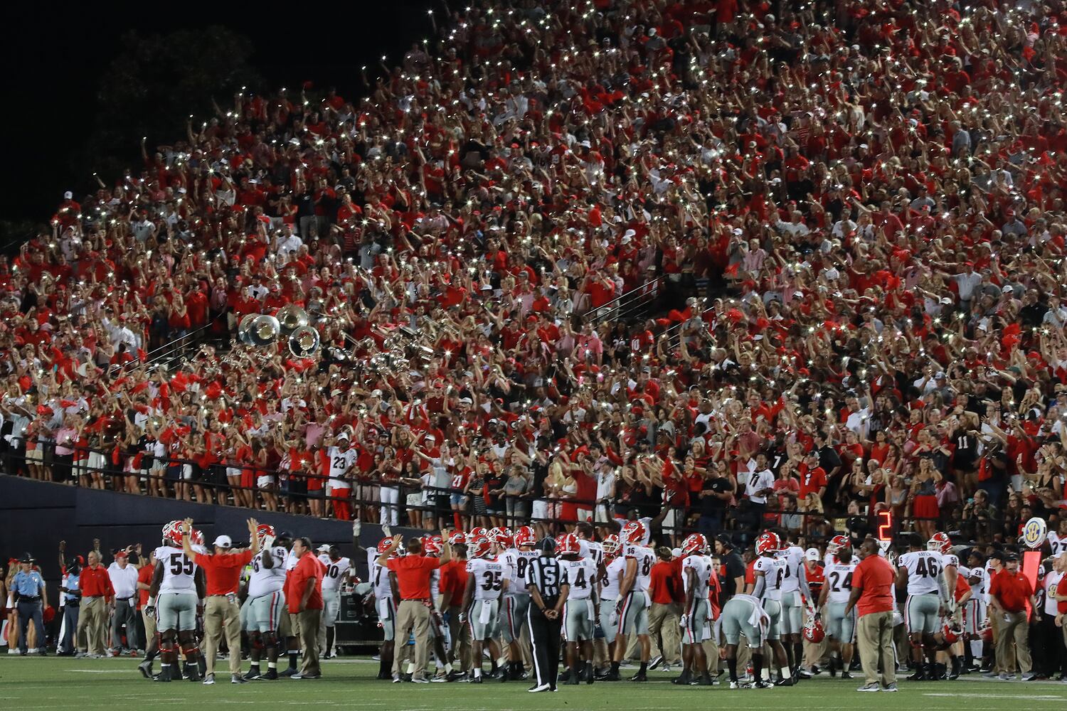 Photos: Bulldogs cruise past Vanderbilt in opener