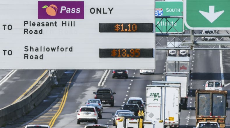 The State Road and Tollway has eliminated the maximum tolls on Georgia express lanes as it standardizes toll rates.