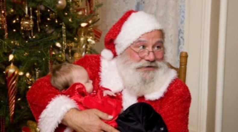While Santa will not be cuddling children this Christmas season, he will be meeting with them as they bring him their wish lists from 2-6 p.m. Dec. 5, 13 and 19 on the porch of Aunt Fanny's Cabin, 2875 Atlanta Road, Smyrna. Contactless photos also will be allowed with children and pets.