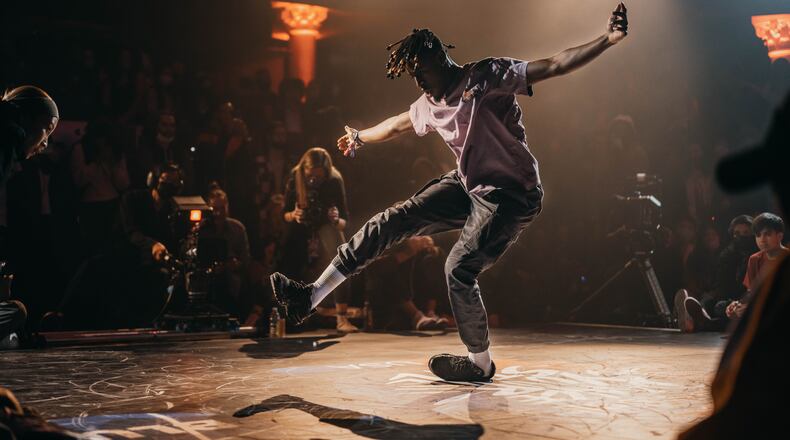Don Soup competes at Red Bull Dance Your Style National Finals in Washington, D.C. on October 23, 2021.