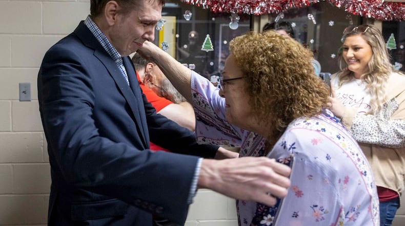 A photo provided by the Georgia Innocence Project shows Cain "Josh" Storey after his release from prison in 2022.