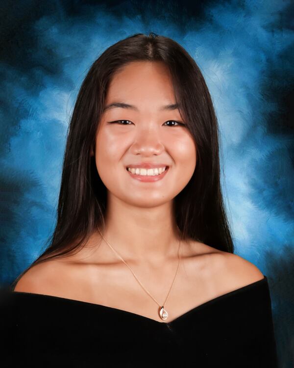 Gwinnett School of Mathematics, Science and Technology 2024 valedictorian Rayna Chang. (Courtesy photo)