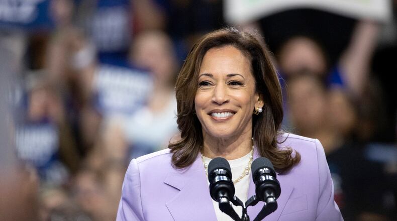 Vice President Kamala Harris, the Democratic presidential nominee, is speaking in Pittsburgh today.