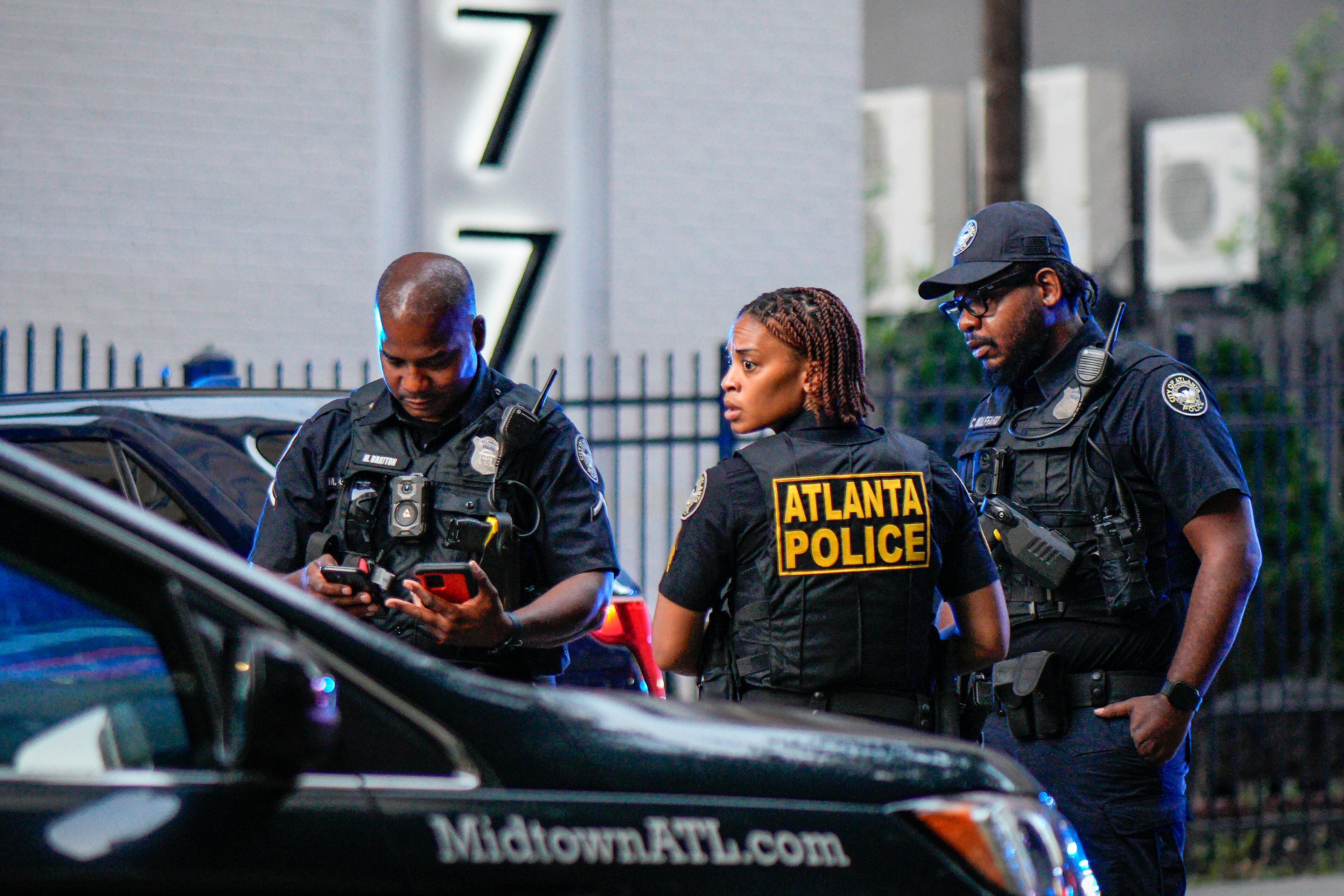 Atlanta police released few details about a fatal stabbing at the Piedmont Arbors condominiums. (Ben Hendren for the AJC)