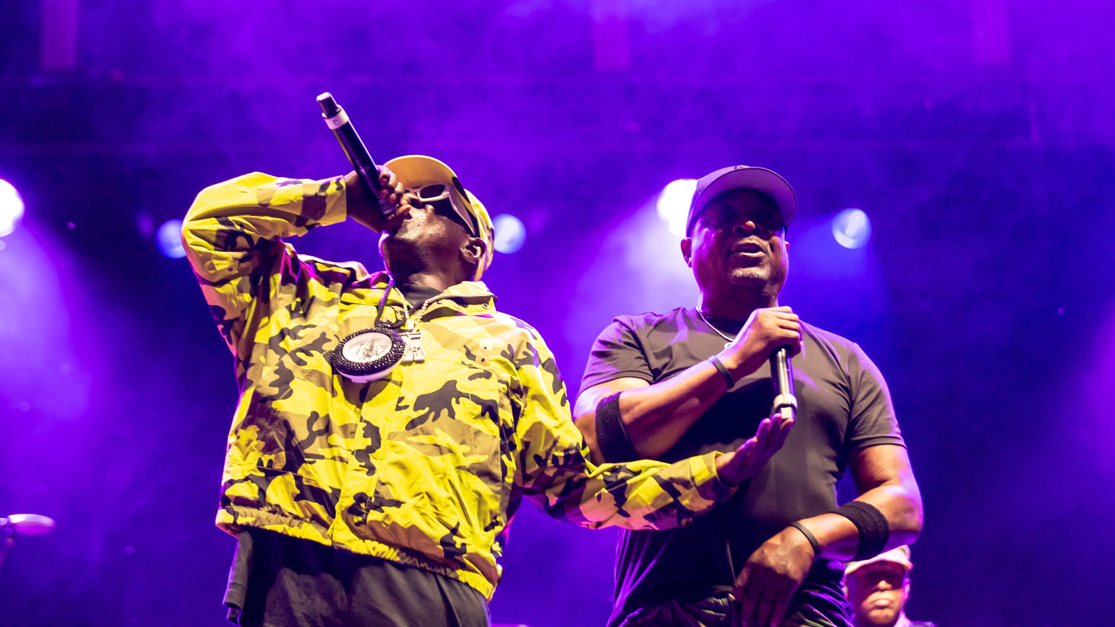 68cd79a7c9b7fb3bf5168014 Atlanta, Ga: Flava Flav and Chuck D took the late evening stage as Public Enemy and dazzled the crowd with old school, positive rhymes. Photo taken Saturday, September 20, 2025 at Piedmont Park. AAJC 092025 Shaky Knees Day 2 (RYAN FLEISHER FOR THE ATLANTA JOURNAL-CONSTITUTION)