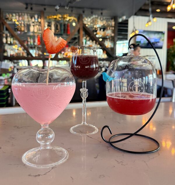Enamorada at CT Cantina and Taqueria sips like a rich strawberry-coconut margarita. (Courtesy of CT Cantina and Taqueria)