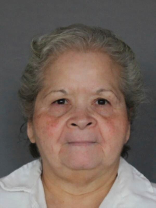 In this undated photo provided by Texas Department of Criminal Justice is prison inmate Yolanda Saldívar, who is serving a life sentence at the Patrick L. O'Daniel Unit prison in Gatesville, Texas, after being convicted of killing Tejano music star Selena Quintanilla-Perez. (Texas Department of Criminal Justice via AP)