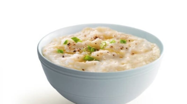 Photo credit: A bowl of Quaker brand grits. Quaker.com.