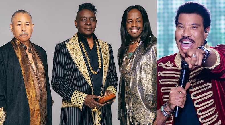 Hitmakers Lionel Richie and Earth, Wind & Fire will co-headline a show at State Farm Arena August 22, 2023. Pre-sale starts tomorrow and for everyone on Monday, March 13. PUBLICITY