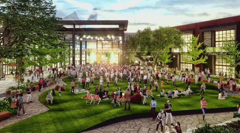 In original plans, Trademark Property Company was planning an 'outdoor-centric' landscape as part of the $550 million makeover. Courtesy Trademark Property Company