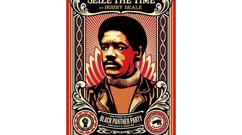 This book cover image released by Blackstone Publishing shows "Seize the Time: The Story of the Black Panther Party and Huey P. Newton" by Bobby Seale. (Blackstone Publishing via AP)