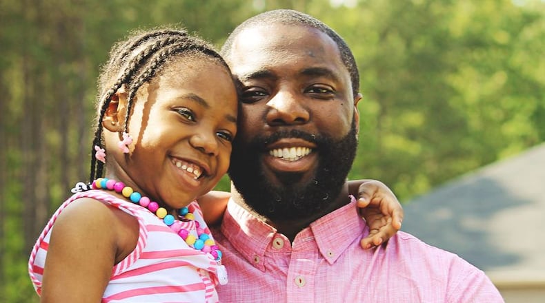 DeCarlo Allen, 36, was killed Saturday when a falling tree hit his mail truck at the Mystery Valley Golf Club in Lithonia. (Credit: Channel 2 Action News)