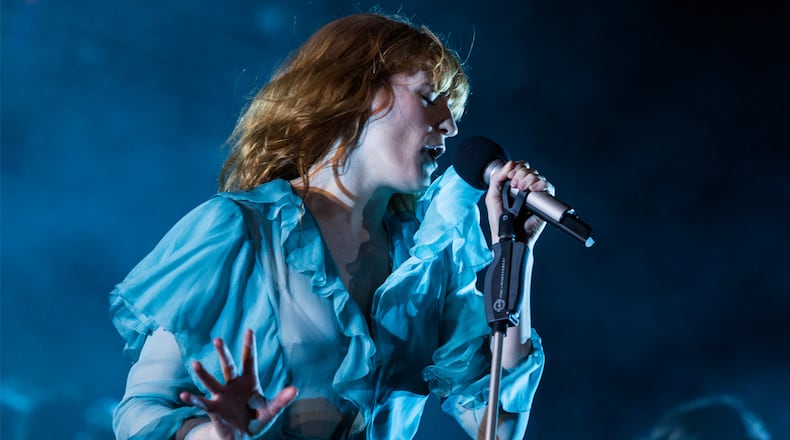 Florence Welch from Florence and The Machine performs at 2016 Lollapalooza at Autodromo de Interlagos on March 13, 2016 in Sao Paulo, Brazil. (Photo by Raphael Dias/Getty Images)